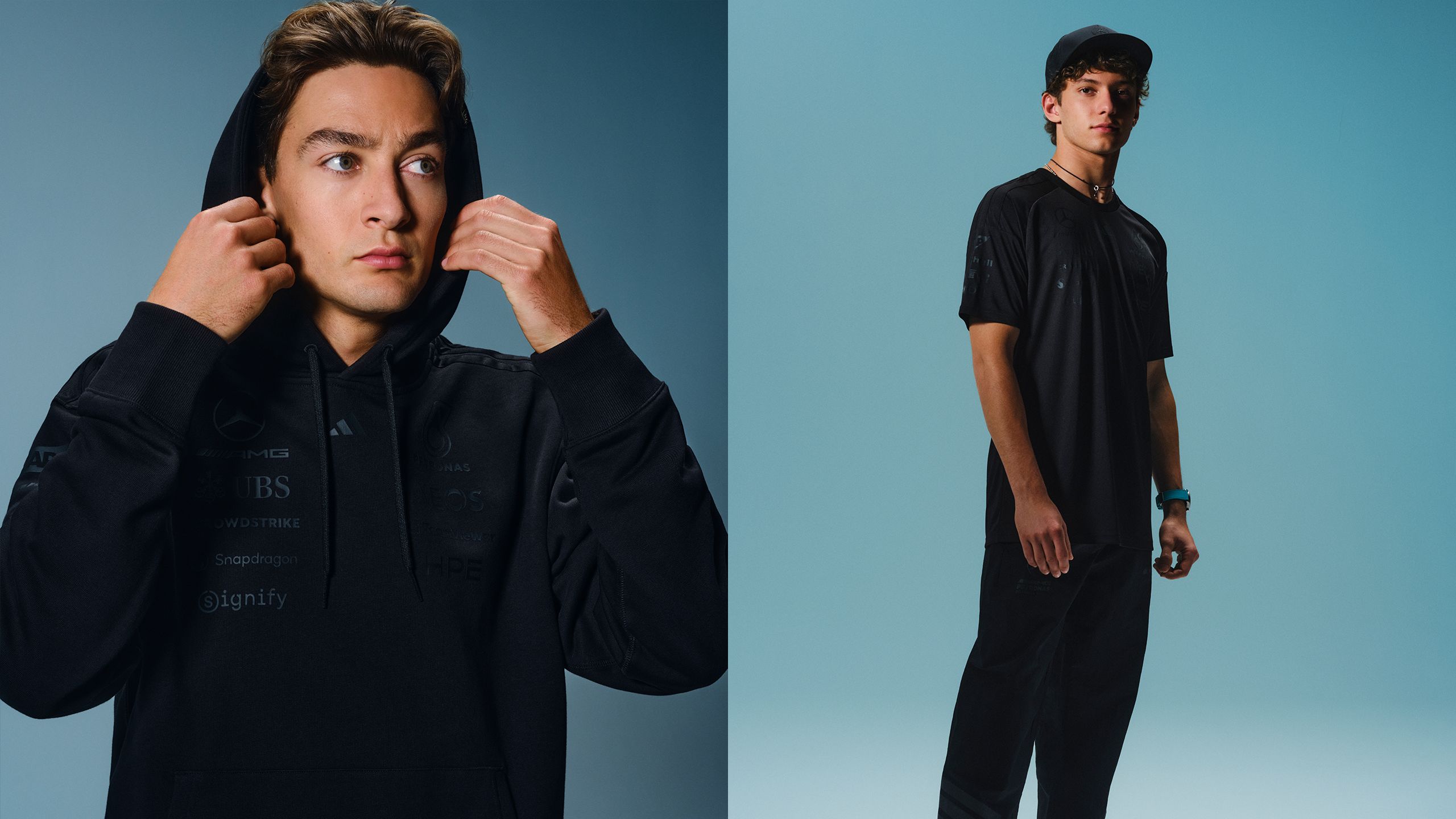 Explore the adidas x Mercedes-AMG F1 Lights Out Collection